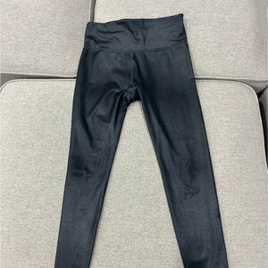 Athleta Shiny Black Leggings